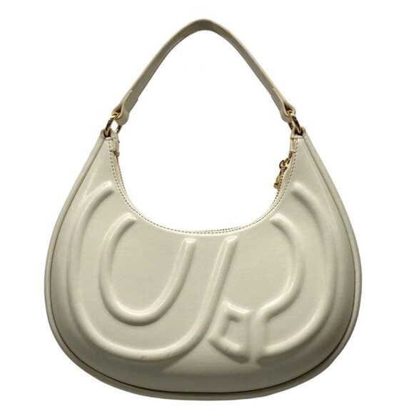 Mindy Oyster Embossed Top Handle Bag, Quiet Luxury Elegant Neutral Classic - Picture 1 of 6